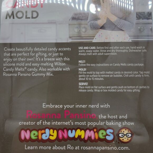 Wilton Silicone Candy Mold Gem Geometric Wax Melts Sugarcraft Christmas Gift - Picture 4 of 6